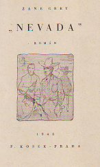 kniha Nevada román, F. Kosek 1948